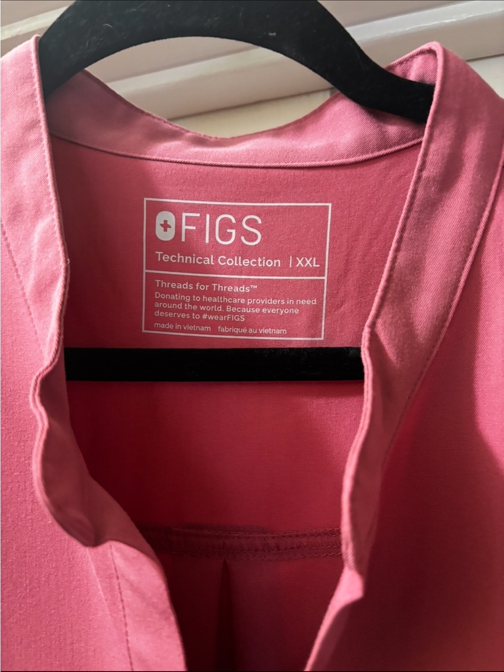FIGS Women's Technical Tunic in Dusty Rose